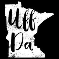 Uff Da Minnesota Map Funny Distressed 16 in Basic Backpack