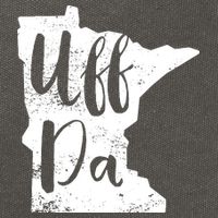 Uff Da Minnesota Map Funny Distressed Cotton Canvas Backpack