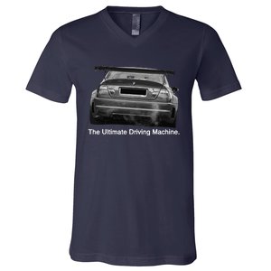 Ultimate Driving Machine Euro E46 M Three V-Neck T-Shirt