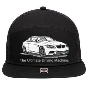 Ultimate Driving Machine Euro E92 7 Panel Mesh Trucker Snapback Hat