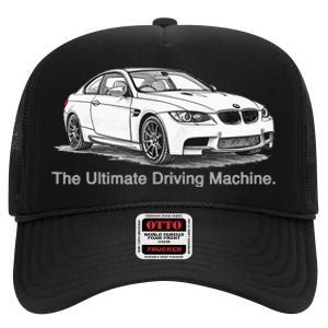 Ultimate Driving Machine Euro E92 High Crown Mesh Back Trucker Hat