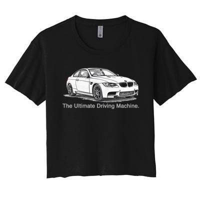 Ultimate Driving Machine Euro E92 Women's Crop Top Tee