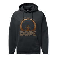 Unapologetically Dope Melanin Afro Queen Black History Month Performance Fleece Hoodie