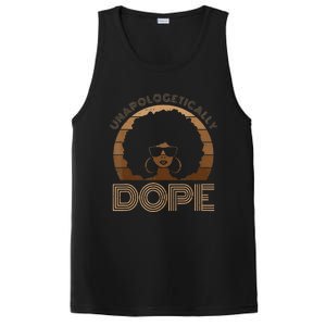 Unapologetically Dope Melanin Afro Queen Black History Month PosiCharge Competitor Tank