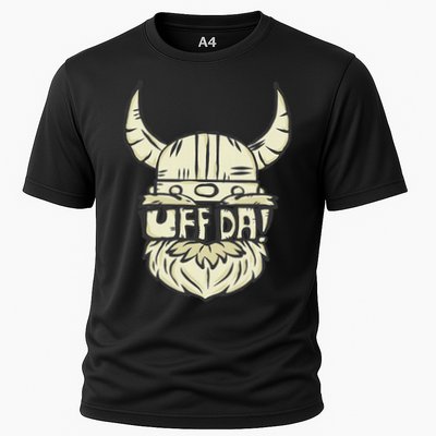 Uff Da Norwegian Quote Scandinavian Helmet Performance Shirt