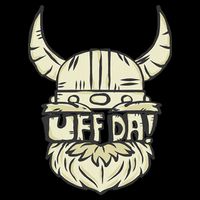 Uff Da Norwegian Quote Scandinavian Helmet Cooling Performance Crew T-Shirt