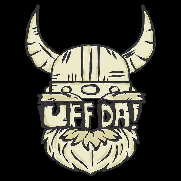 Uff Da Norwegian Quote Scandinavian Helmet Cooling Performance Crew T-Shirt