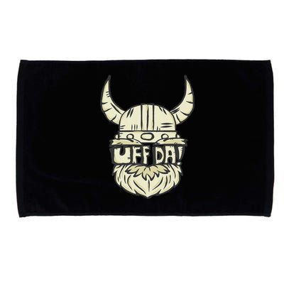 Uff Da Norwegian Quote Scandinavian Helmet Microfiber Hand Towel