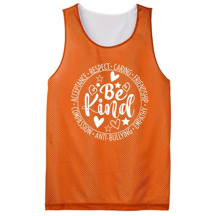 Unity Day No Bullying Orange Anti Bullying Teachers Mesh Reversible Basketball Jersey Tank