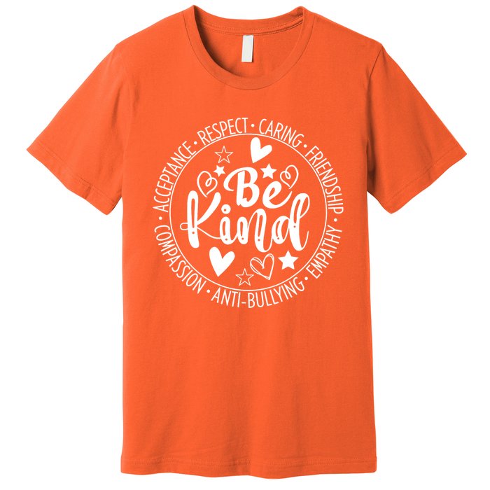 Unity Day No Bullying Orange Anti Bullying Teachers Premium T-Shirt