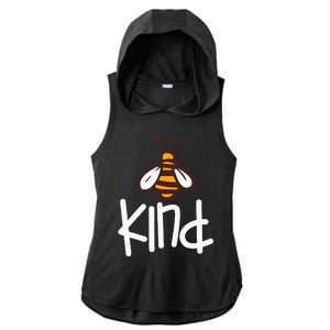 UNITY DAY Orange Anti Bullying Be Kind Ladies PosiCharge Tri-Blend Wicking Draft Hoodie Tank