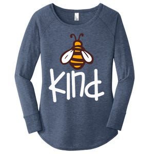 UNITY DAY Orange Anti Bullying Be Kind Women's Perfect Tri Tunic Long Sleeve Shirt