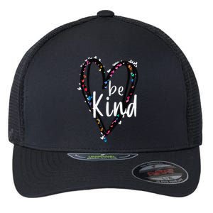 Unity Day Orange Heart Be Kind Anti Bullying Teacher Flexfit Unipanel Trucker Cap