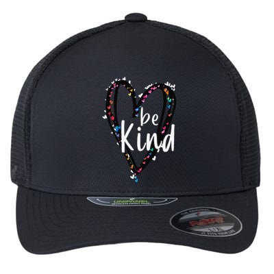 Unity Day Orange Heart Be Kind Anti Bullying Teacher Flexfit Unipanel Trucker Cap