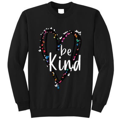 Unity Day Orange Heart Be Kind Anti Bullying Teacher Sweatshirt
