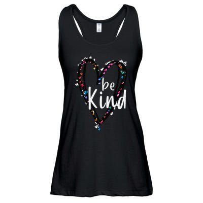 Unity Day Orange Heart Be Kind Anti Bullying Teacher Ladies Essential Flowy Tank
