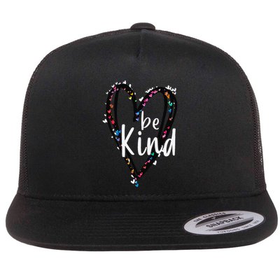 Unity Day Orange Heart Be Kind Anti Bullying Teacher Flatbill Hat