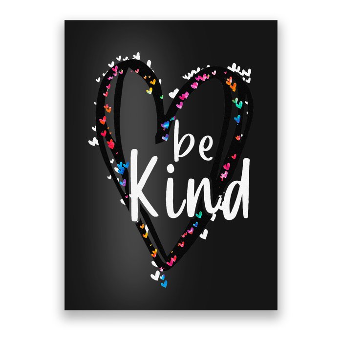 Unity Day Orange Heart Be Kind Anti Bullying Teacher Poster