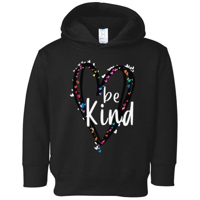 Unity Day Orange Heart Be Kind Anti Bullying Teacher Toddler Hoodie