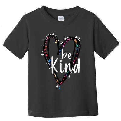 Unity Day Orange Heart Be Kind Anti Bullying Teacher Toddler T-Shirt