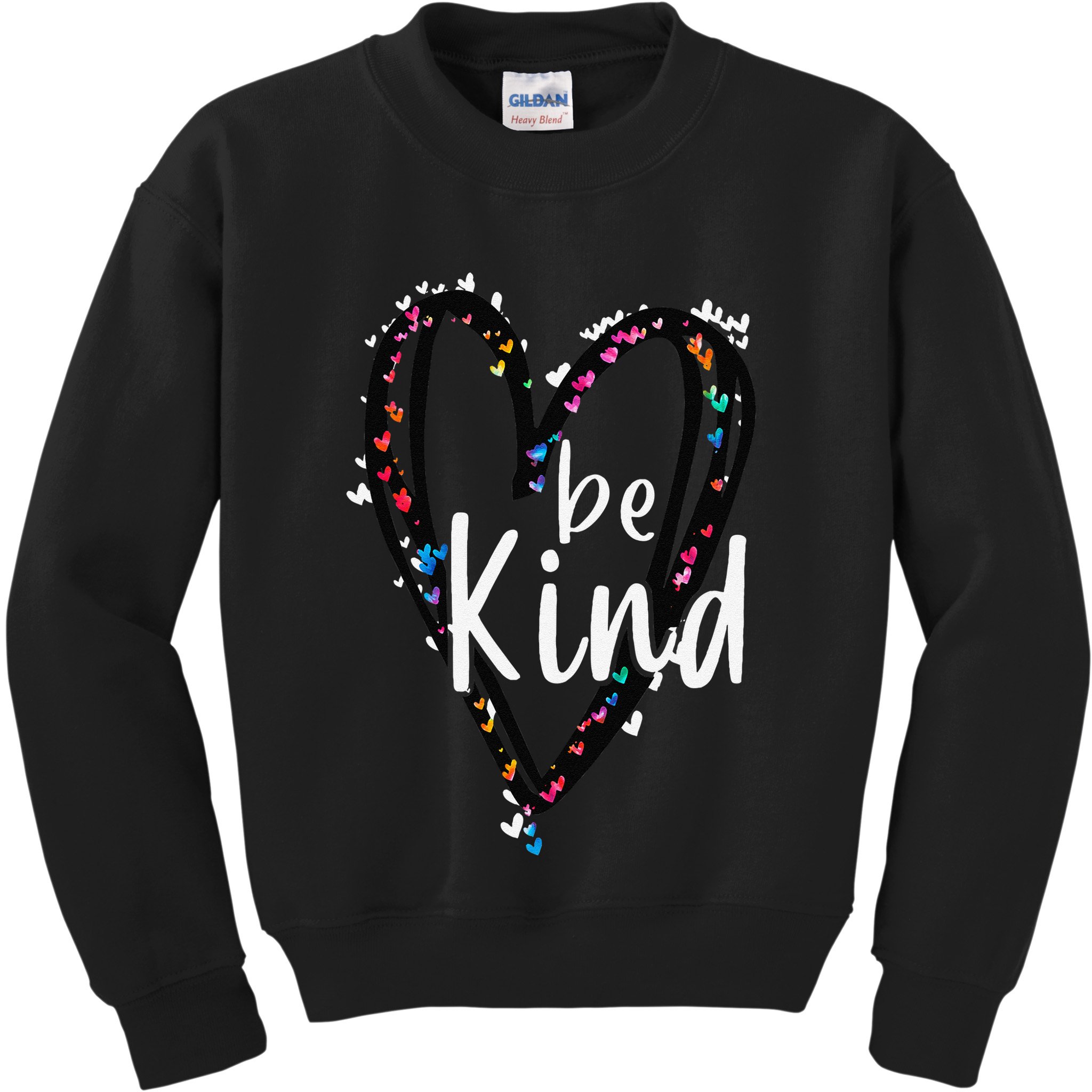 Unity Day Orange Heart Be Kind Anti Bullying Teacher Kids Sweatshirt