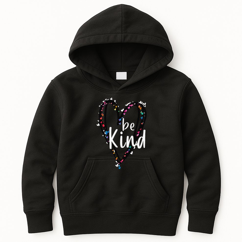 Unity Day Orange Heart Be Kind Anti Bullying Teacher Kids Hoodie