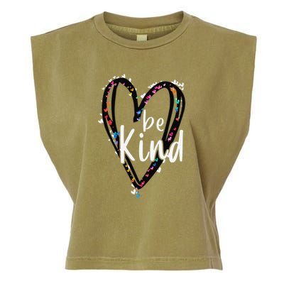Unity Day Orange Heart Be Kind Anti Bullying Teacher Garment-Dyed Women's Muscle Tee