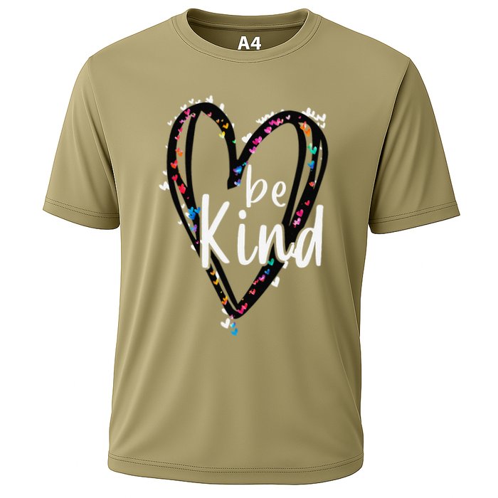 Unity Day Orange Heart Be Kind Anti Bullying Teacher Cooling Performance Crew T-Shirt