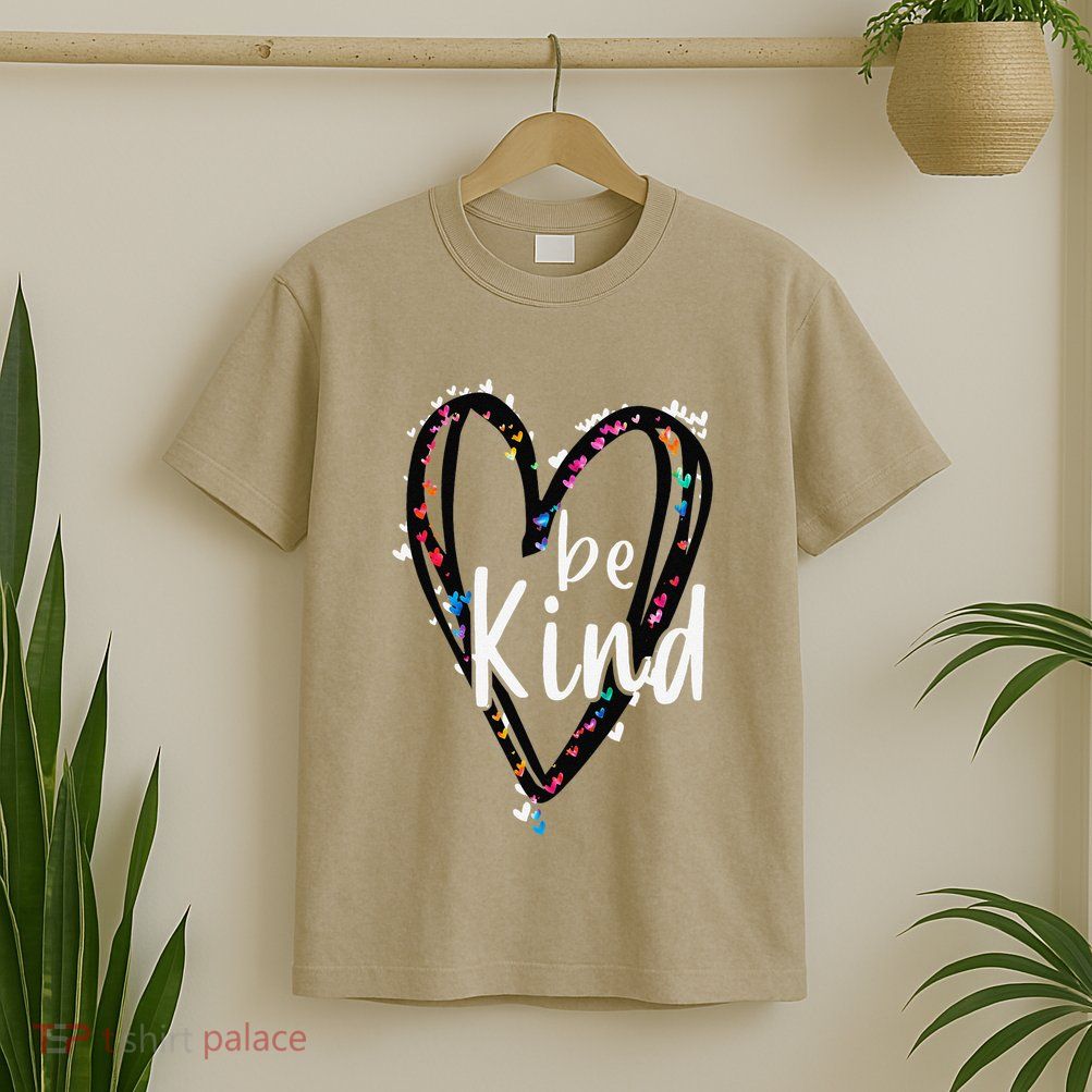 Unity Day Orange Heart Be Kind Anti Bullying Teacher T-Shirt