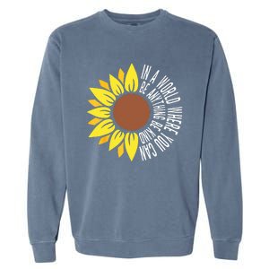 Unity Day Orange Anti Bullying Be Kind Garment-Dyed Sweatshirt