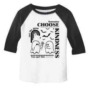 Unity Day Orange Halloween Boo Ghost Choose Kindness Toddler Fine Jersey T-Shirt