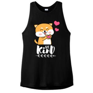 Unity Day Orange Dog Be Kind Anti Bullying Gift And Be Kind Ladies PosiCharge Tri-Blend Wicking Tank