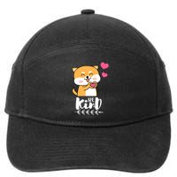 Unity Day Orange Dog Be Kind Anti Bullying Gift And Be Kind 7-Panel Snapback Hat