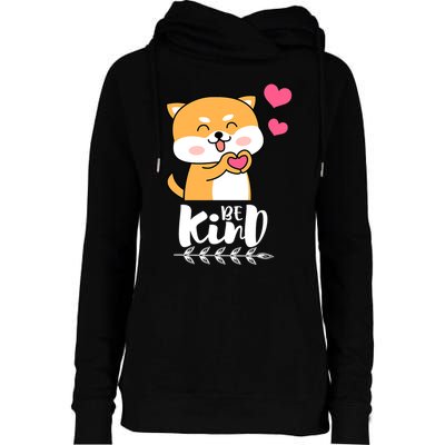 Unity Day Orange Dog Be Kind Anti Bullying Gift And Be Kind Womens Funnel Neck Pullover Hood
