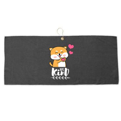 Unity Day Orange Dog Be Kind Anti Bullying Gift And Be Kind Large Microfiber Waffle Golf Towel