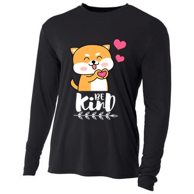 Unity Day Orange Dog Be Kind Anti Bullying Gift And Be Kind Cooling Performance Long Sleeve Crew