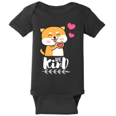 Unity Day Orange Dog Be Kind Anti Bullying Gift And Be Kind Baby Bodysuit
