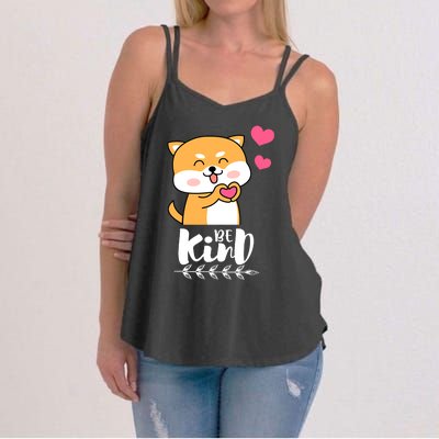 Unity Day Orange Dog Be Kind Anti Bullying Gift And Be Kind Women's Strappy Tank