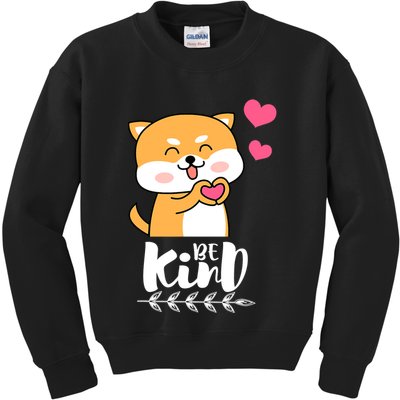 Unity Day Orange Dog Be Kind Anti Bullying Gift And Be Kind Kids Sweatshirt