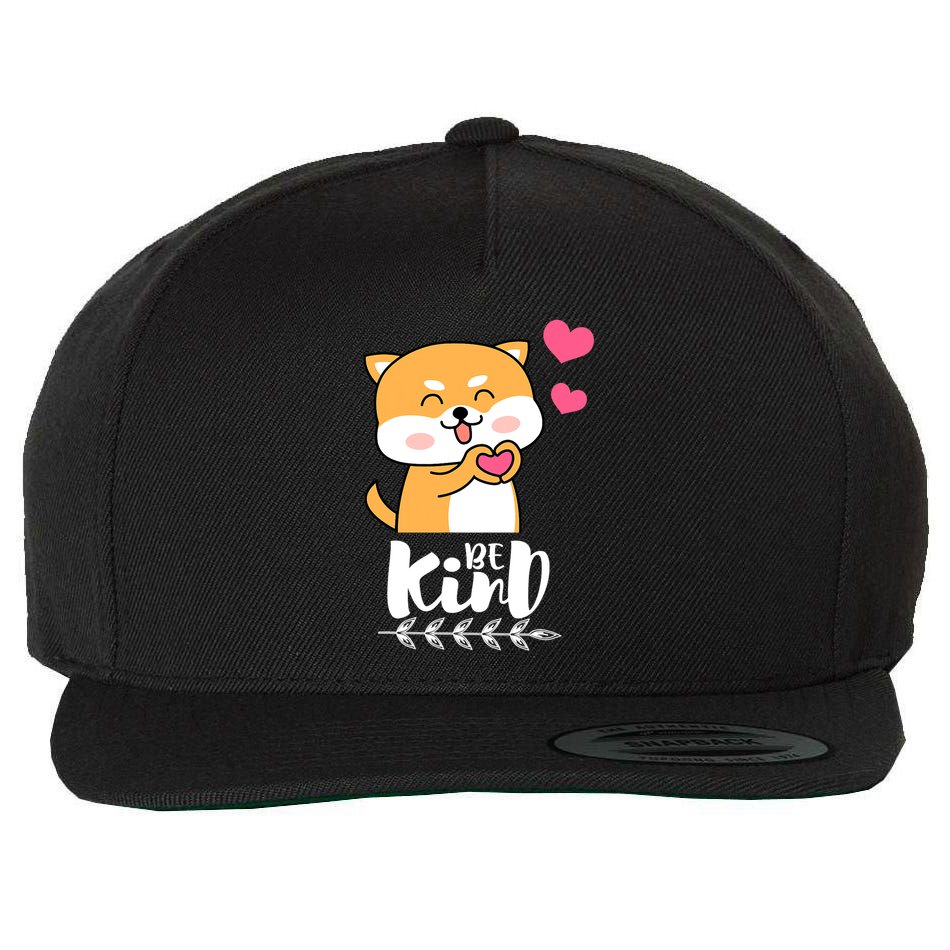 Unity Day Orange Dog Be Kind Anti Bullying Gift And Be Kind Wool Snapback Cap