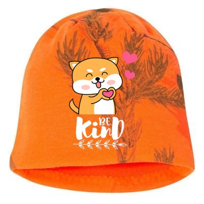 Unity Day Orange Dog Be Kind Anti Bullying Gift And Be Kind Kati - Camo Knit Beanie