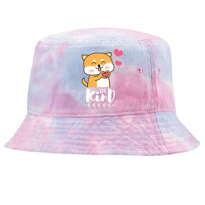 Unity Day Orange Dog Be Kind Anti Bullying Gift And Be Kind Tie-Dyed Bucket Hat