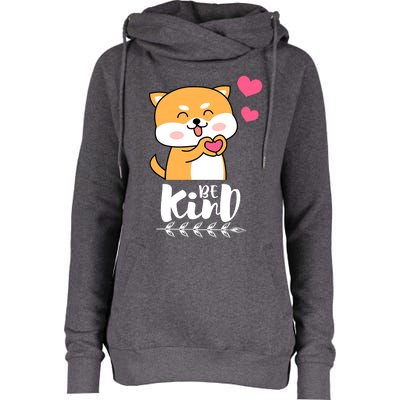 Unity Day Orange Dog Be Kind Anti Bullying Gift And Be Kind Womens Funnel Neck Pullover Hood