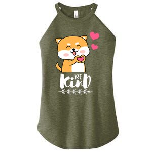 Unity Day Orange Dog Be Kind Anti Bullying Gift And Be Kind Women's Perfect Tri Rocker Tank