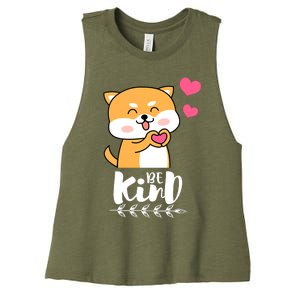 Unity Day Orange Dog Be Kind Anti Bullying Gift And Be Kind Women's Racerback Cropped Tank