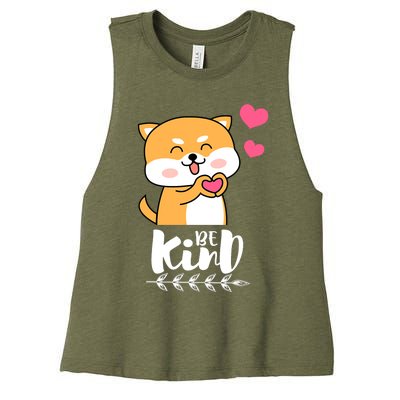 Unity Day Orange Dog Be Kind Anti Bullying Gift And Be Kind Women's Racerback Cropped Tank