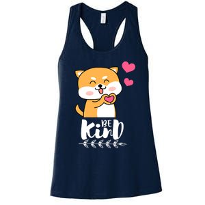 Unity Day Orange Dog Be Kind Anti Bullying Gift And Be Kind Women's Racerback Tank