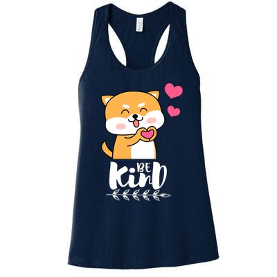 Unity Day Orange Dog Be Kind Anti Bullying Gift And Be Kind Women's Racerback Tank