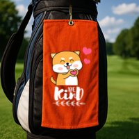 Unity Day Orange Dog Be Kind Anti Bullying Gift And Be Kind Golf Towel