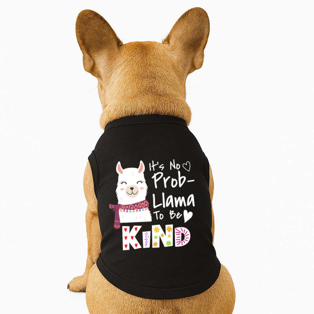 Unity Day Orange No Prob Llama Be Kind Anti Bullying Doggie Tank